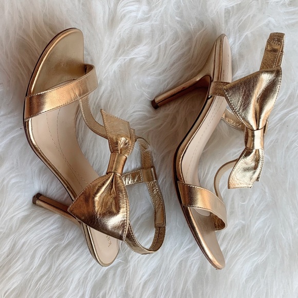 Kate Spade gold color sandals SZ 7 - Picture 3 of 7